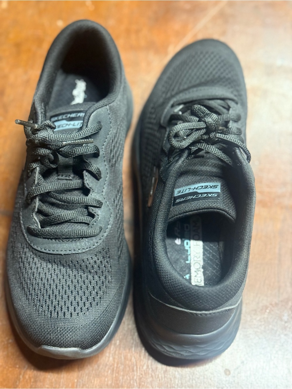 Skechers Women’s 8 Black GOwalk Comfort Athletic Shoes Work Sneakers Black